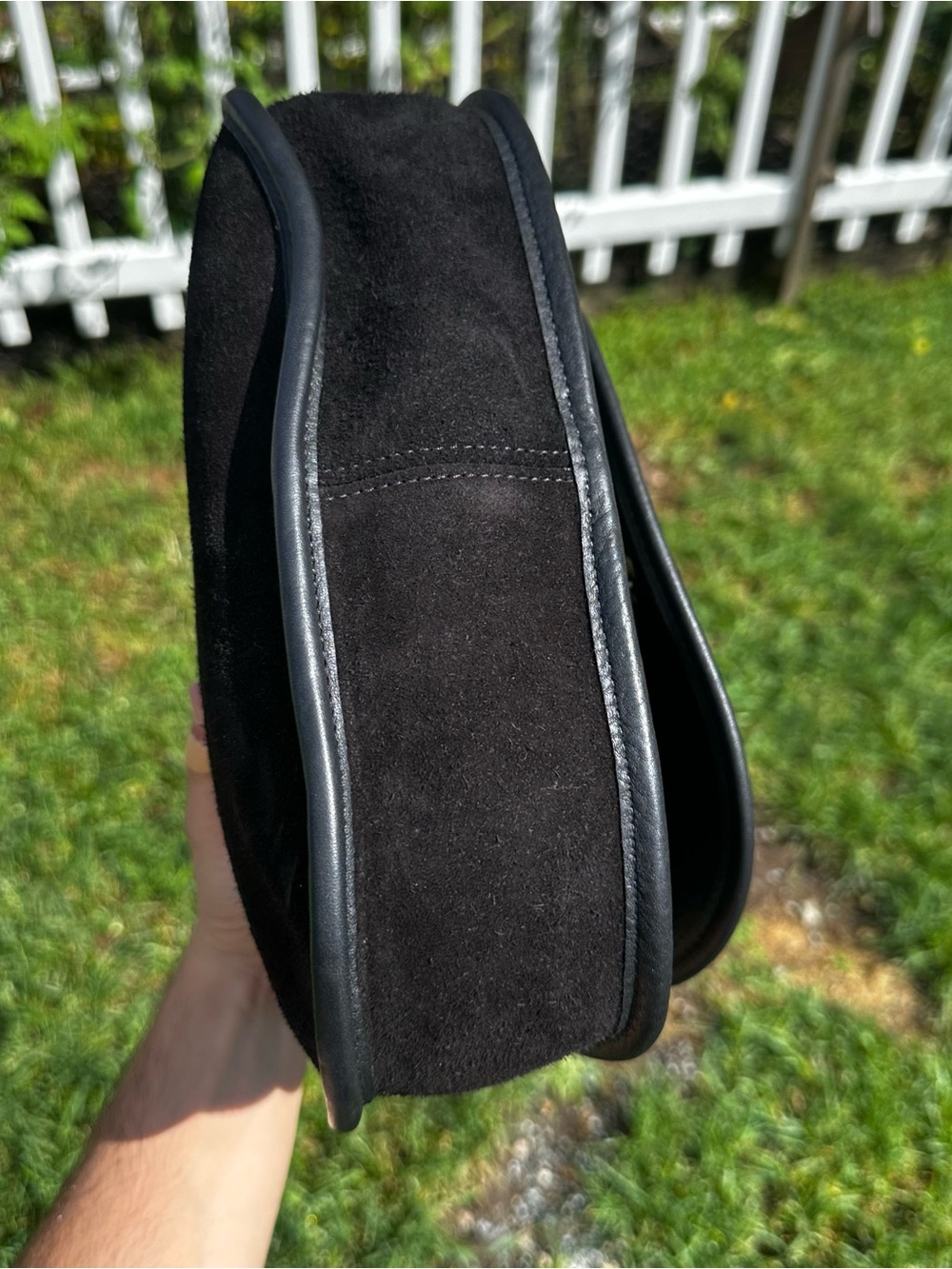 Rare Vintage Coach 9014 1990’s Berkeley Saddle Bag Shoulder Bag New without tags - Picture 5 of 9